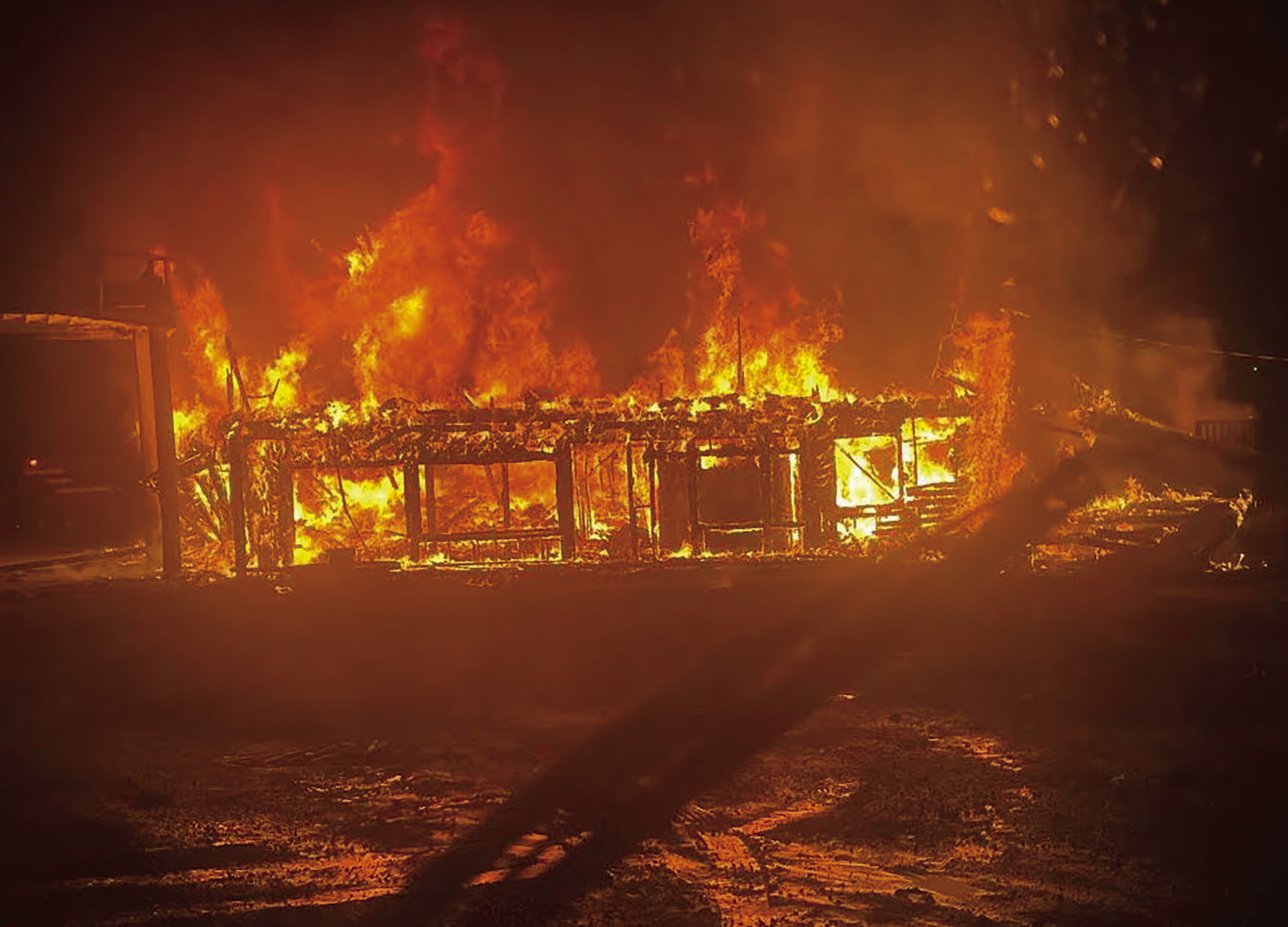 Fire destroys Pixie Woods building Eufala Indian Journal