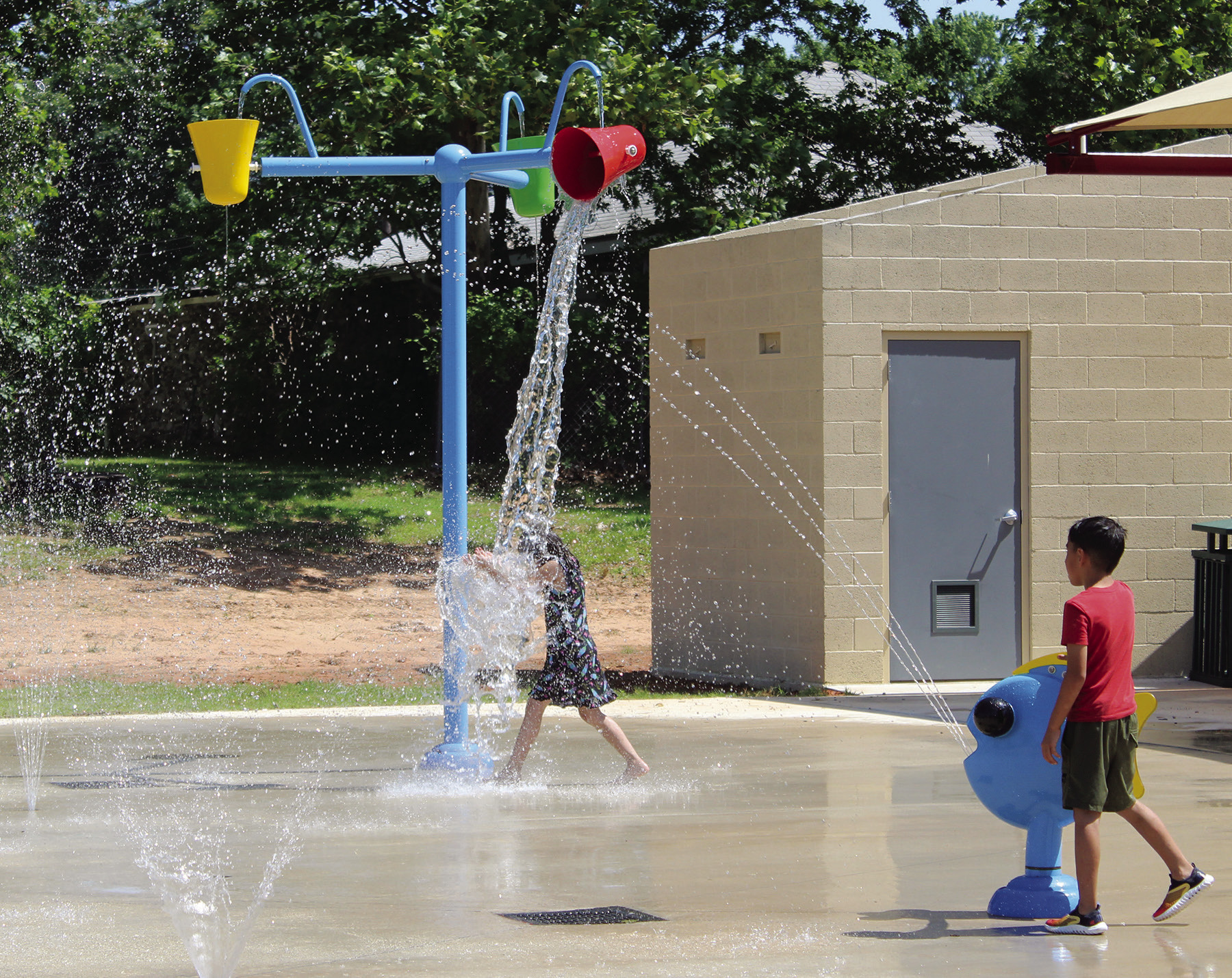 Splash pad Eufala Indian Journal